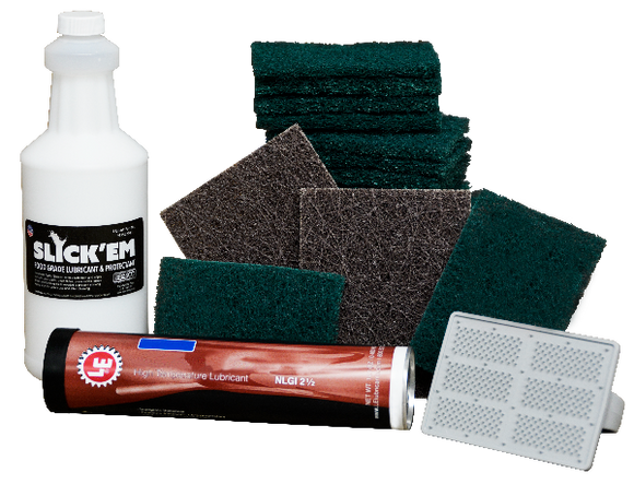 General Cleaning Kit, Small samples of our top cleaning supplies for our Presses, Ovens and Grills.